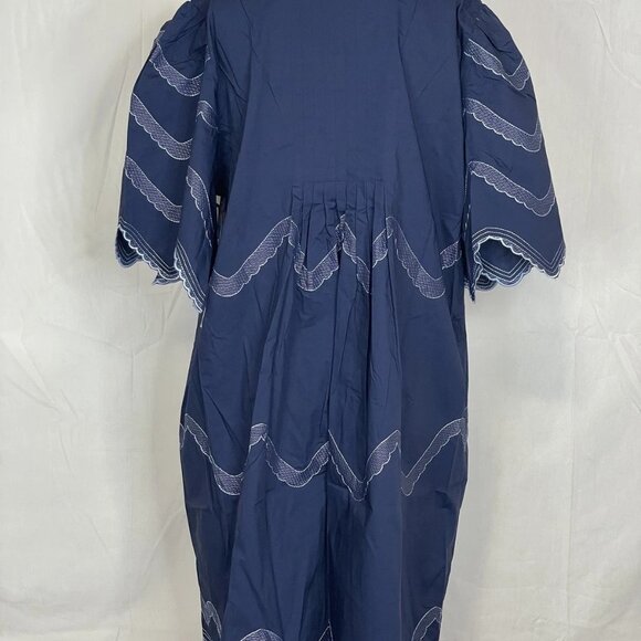 NEW HYACINTH HOUSE Women's Weston Mini Dress Navy Size XXL - Picture 2 of 7